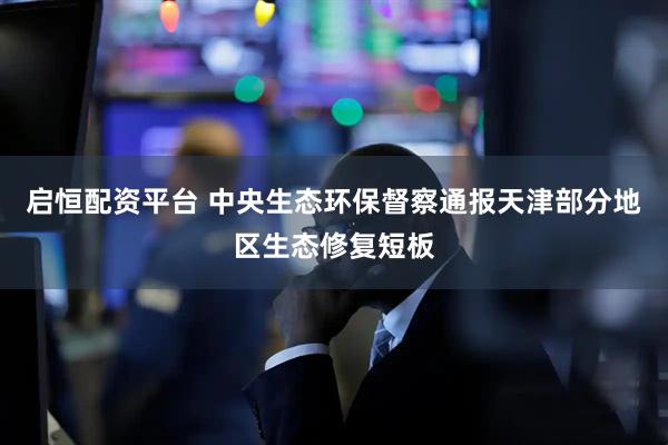启恒配资平台 中央生态环保督察通报天津部分地区生态修复短板